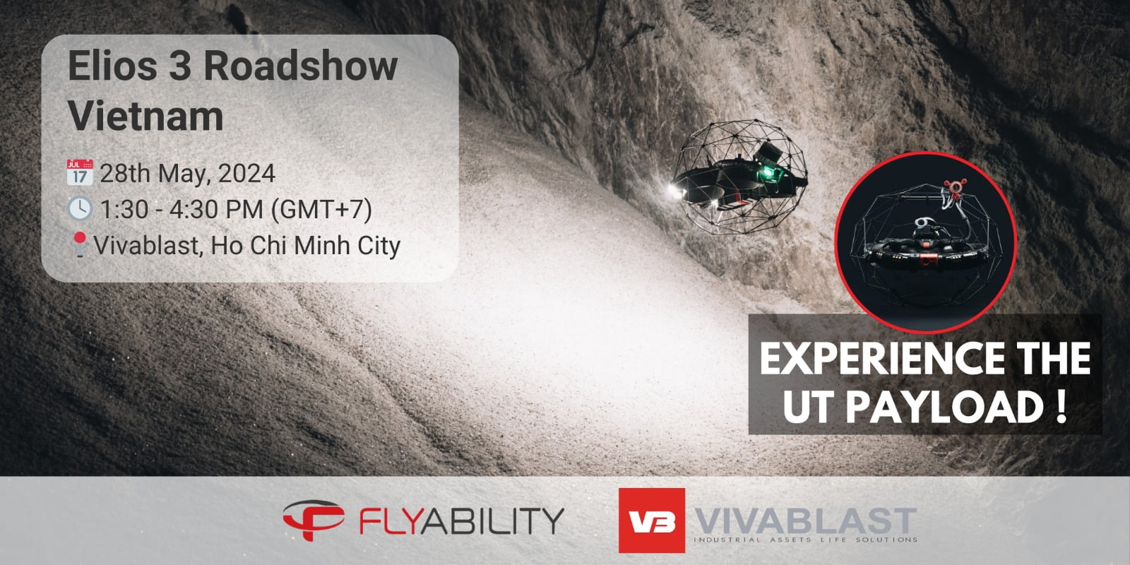 อนาคตของการตรวจสอบเริ่มต้นขึ้น: Elios 3 Roadshow Vietnam